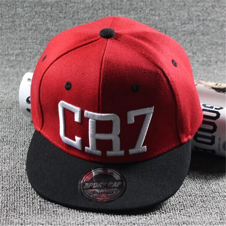 Детская бейсболка Ronaldo CR7 шапки для мальчиков и девочек Snapback Новая модная Панама