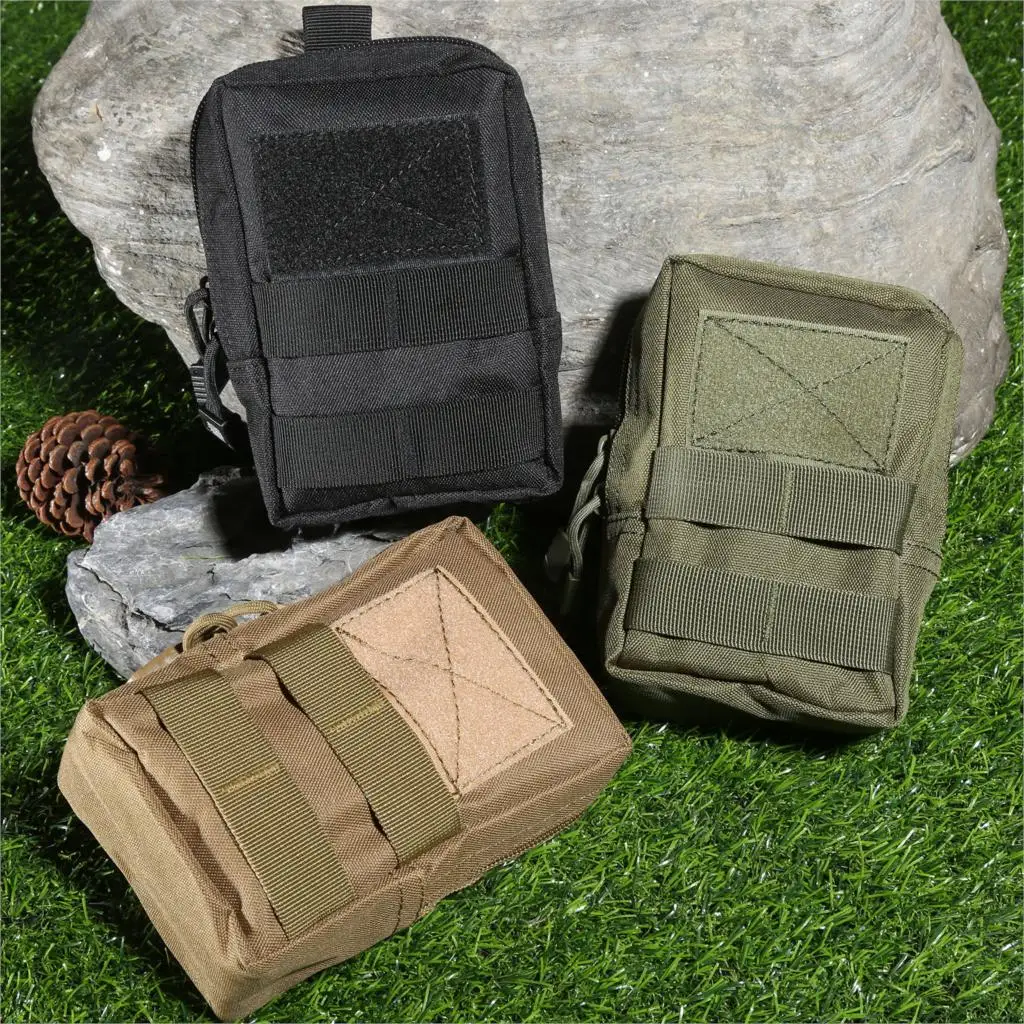 Тактический 600D нейлон Molle сумка открытый пакет военный телефон кошелек EDC Путешествия Поясная Сумка охотничий Пистолет подсумок 15*11*6 см