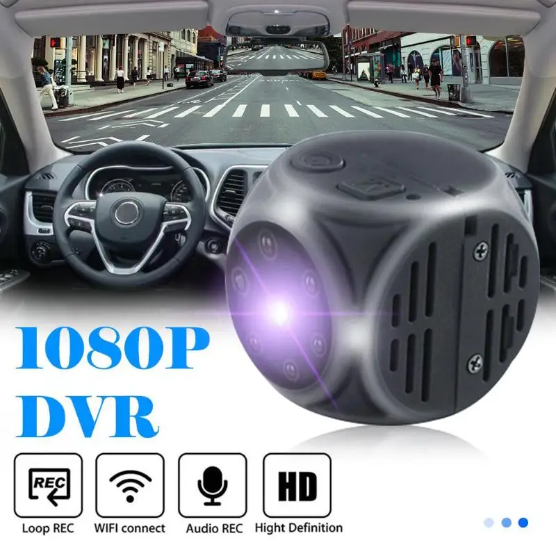 Мини WiFi Full HD 1080p Автомобильный видеорегистратор Камера ночного видения Видеокамера движения dvr микро камера телефон Удаленная камера Спорт DV рекордер