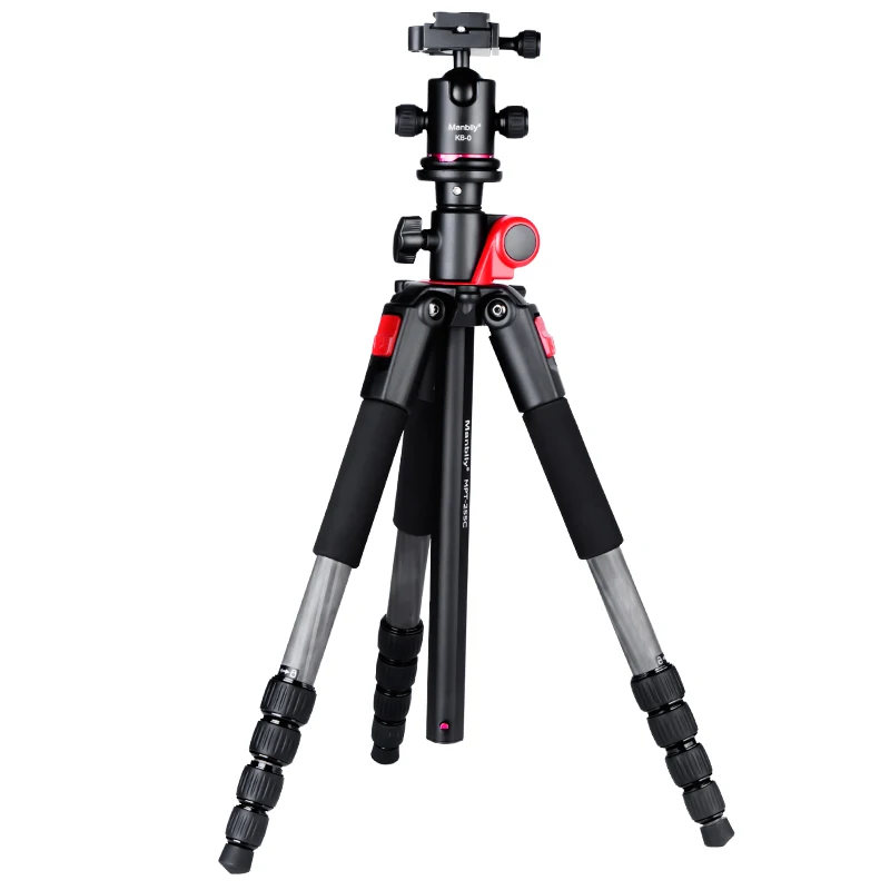 Manbily MPT255/MPT255C штатив для камеры Профессиональный компактный поперечный центральный Штатив для Canon Nikon sony DSLR camera s Video DV