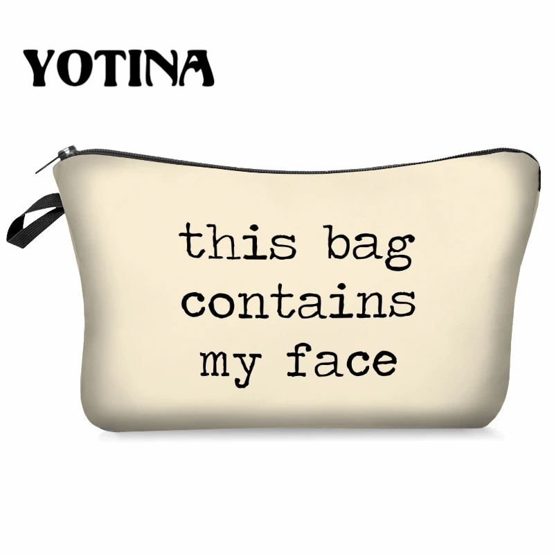 Yotina женская сумка-косметичка органайзер для косметики туалетный мешок для хранения на молнии для путешествий