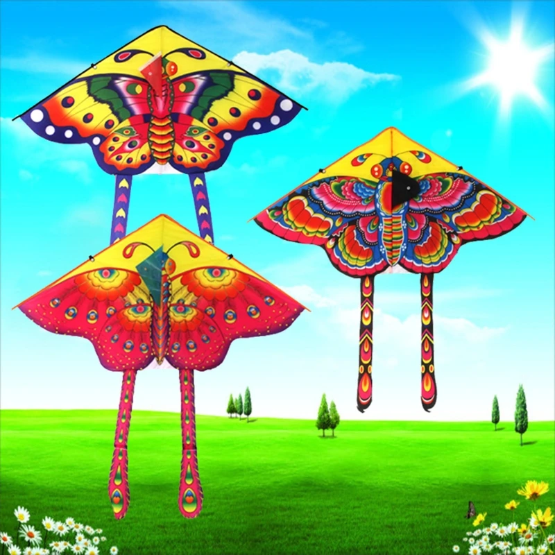 Новые разноцветные бабочки Kite открытый воздушных змеев Летающие игрушки Кайт Для детей