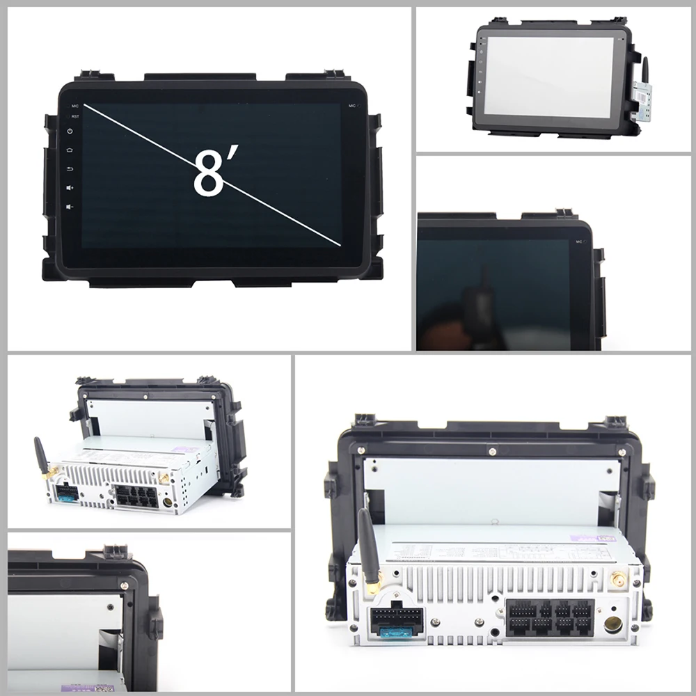1 din Радио android 10 GPS Navi для Honda Vezel HR V вариабельности сердечного ритма 2014 2015 2016 2017 2.5D