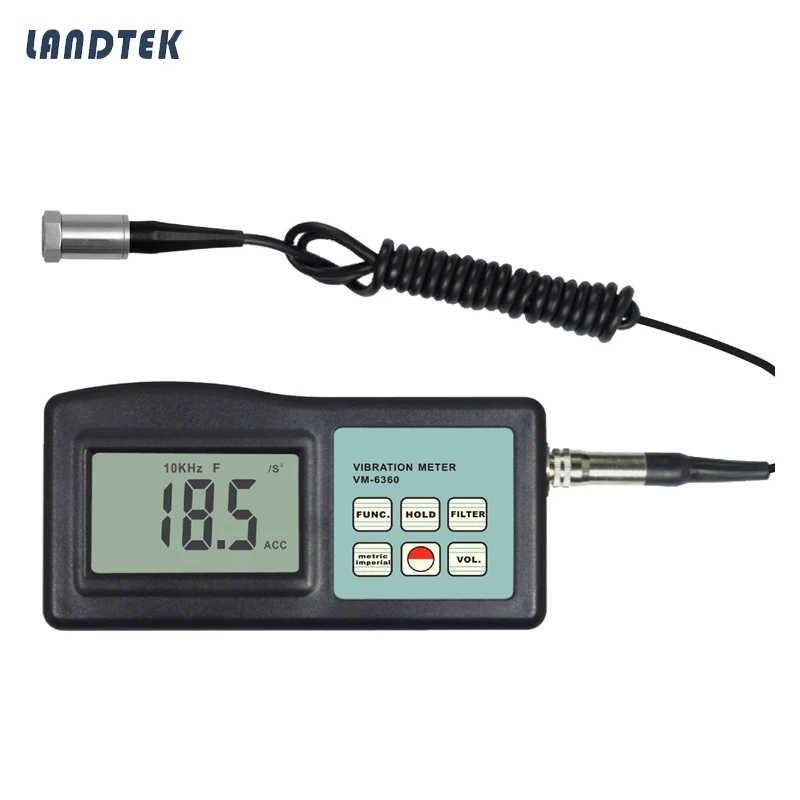 VM6360 цифровой Виброметр и ЖК дисплей тестер анализатор|vibration meter|vibration analyzervibrator g |