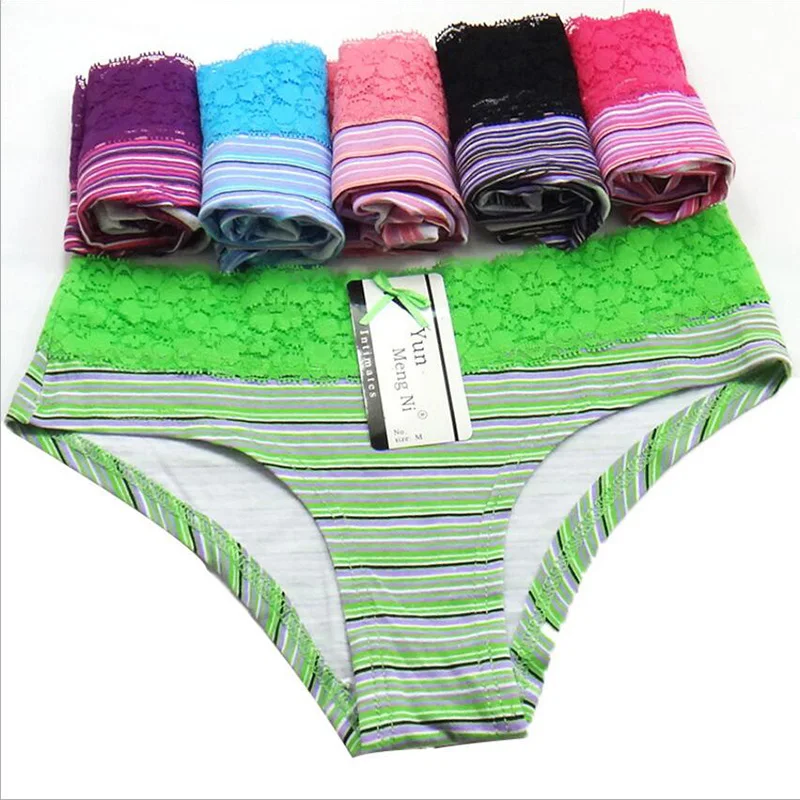 

WTEMPO 6 Pcs/Lot Underwear Cotton Women Briefs New Design Sexy Fashion Women High Quality Women Panties (This price only 1 days)