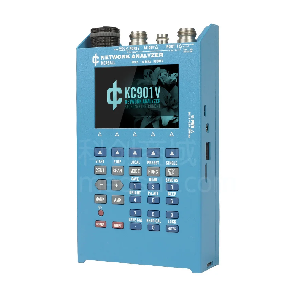

KC901V 6.8GHz Vector Network Analyzer Antenna Line Tester Standing Wave Table Spectrum Field Strength Signal Source 9k-7G