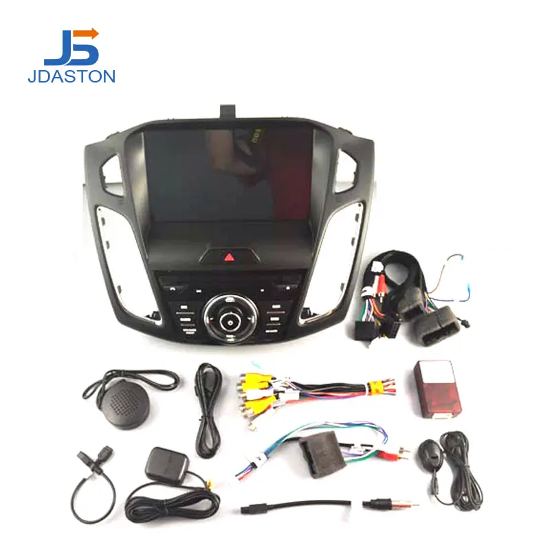 Cheap JDASTON Android 9.0 Car DVD Player For Ford Focus 2015 2016 2017 2018 WIFI Multimedia GPS Stereo 1Din Car Radio Audio Auto Video 4