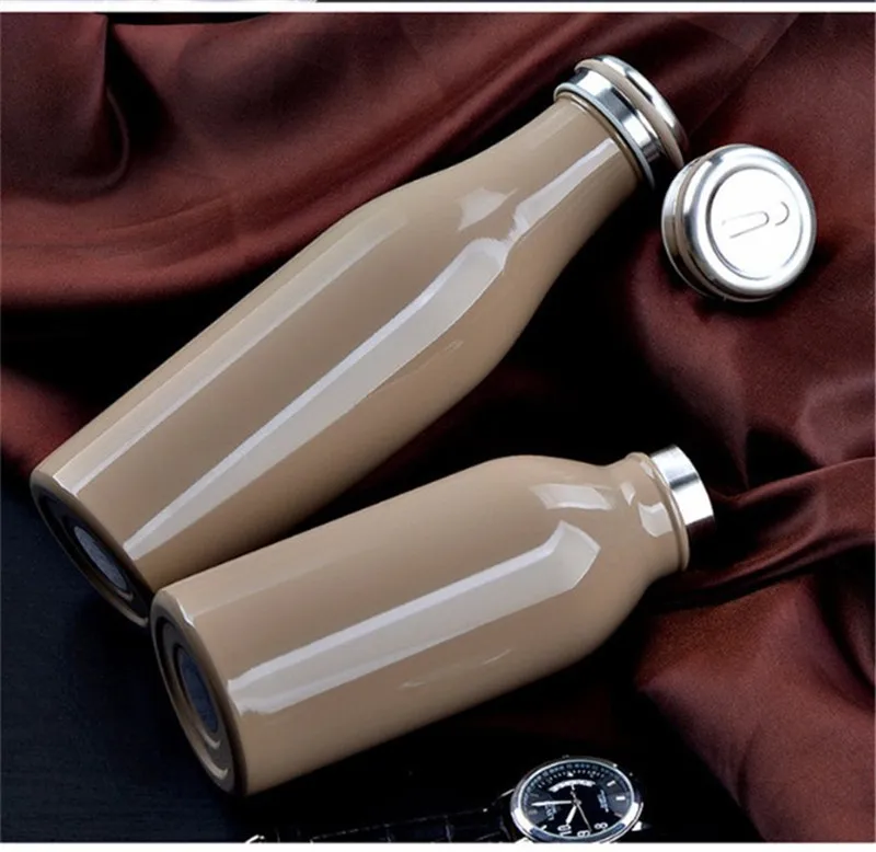 350ml500ml Vacuum Flask Double Wall Stainless Steel Insulated Water Bottle Mug Cup Thermos Great for Cold Drinks Cola Style HJ28 (12)