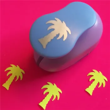 

Free Shipping 1"(2.5cm) Coconut Tree shape EVA foam paper punches for greeting card handmade DIY tools scrapbook craft puncer