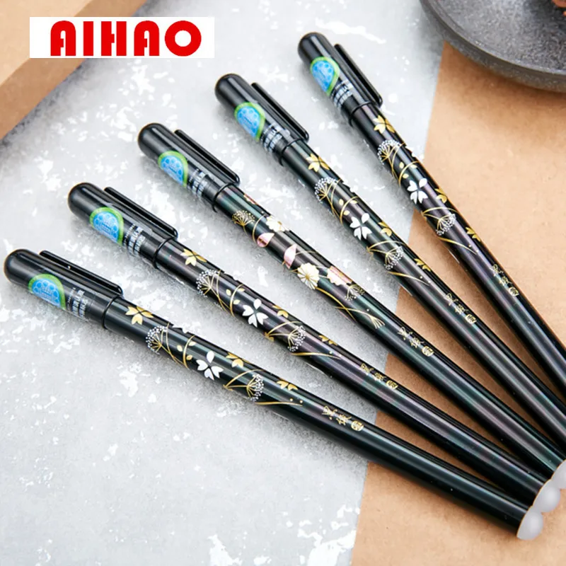 AIHAO Cap Erasable Gel Ink Pen 0.5MM Point Magic Smooth Writing