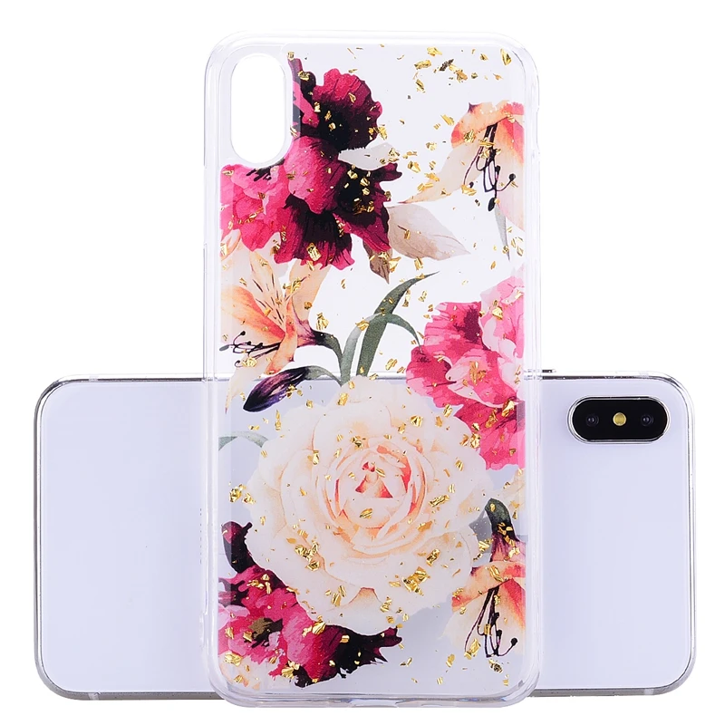 695801333 苹果 XSMAX XR XS 8 8P 7 7P 6 6P 金箔滴胶TPU 6元 (6)