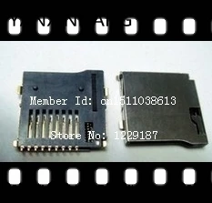 Новый оригинальный 100 шт. Разъем для карты MicroSD всплывающий разъем|socket connector|pop-up