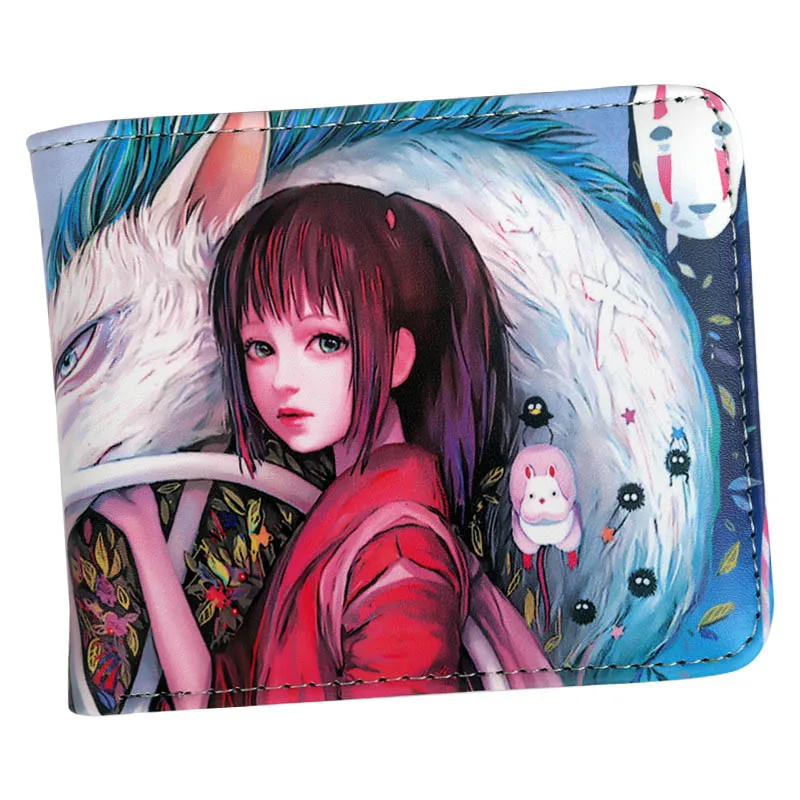 Кошелек Spirited Away femal без маски для лица Мультяшные кошельки с изображением анимэ и