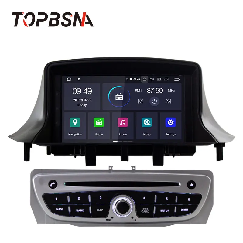 Discount TOPBSNA 1 din Android 9.0 Car DVD Player For Megane 3 Fluence 2009-2015 Multimedia GPS Navi Automotive headunit Stereo WIFI RDS 1 Discount TOPBSNA 1 din Android 9.0 Car DVD Player For Megane 3 Fluence 2009-2015 Multimedia GPS Navi Automotive headunit Stereo WIFI RDS 1