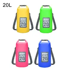 ПВХ 5L 15L 20L водонепроницаемые сумки для плавания сумка для хранения сухой мешок для сплав на каноэ каяках спортивные сумки Дорожный комплект