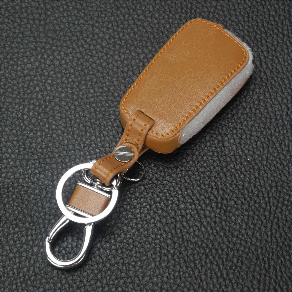 Jingyuqin кожаный чехол для ключей Vauxhall/Opel/Astra H/Corsa D/Vectra C/Zafira 3 кнопки без логотипа|opel key