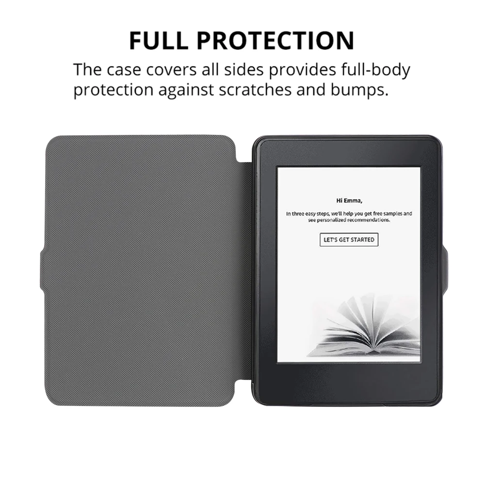 Умный чехол в стиле ретро из ТПУ и кожи 7 дюймов, Мягкий защитный чехол, Автоматический Режим сна/пробуждения для Amazon Kindle Oasis 2( выпущен