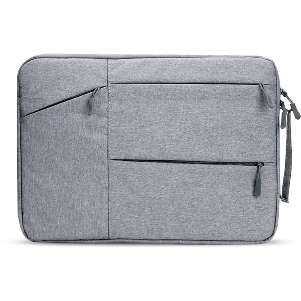 

Gray Oxford Style Fashionable Laptop Notebook Sleeve Case Carry Bag Shockproof Handbag Suitable For Macbook