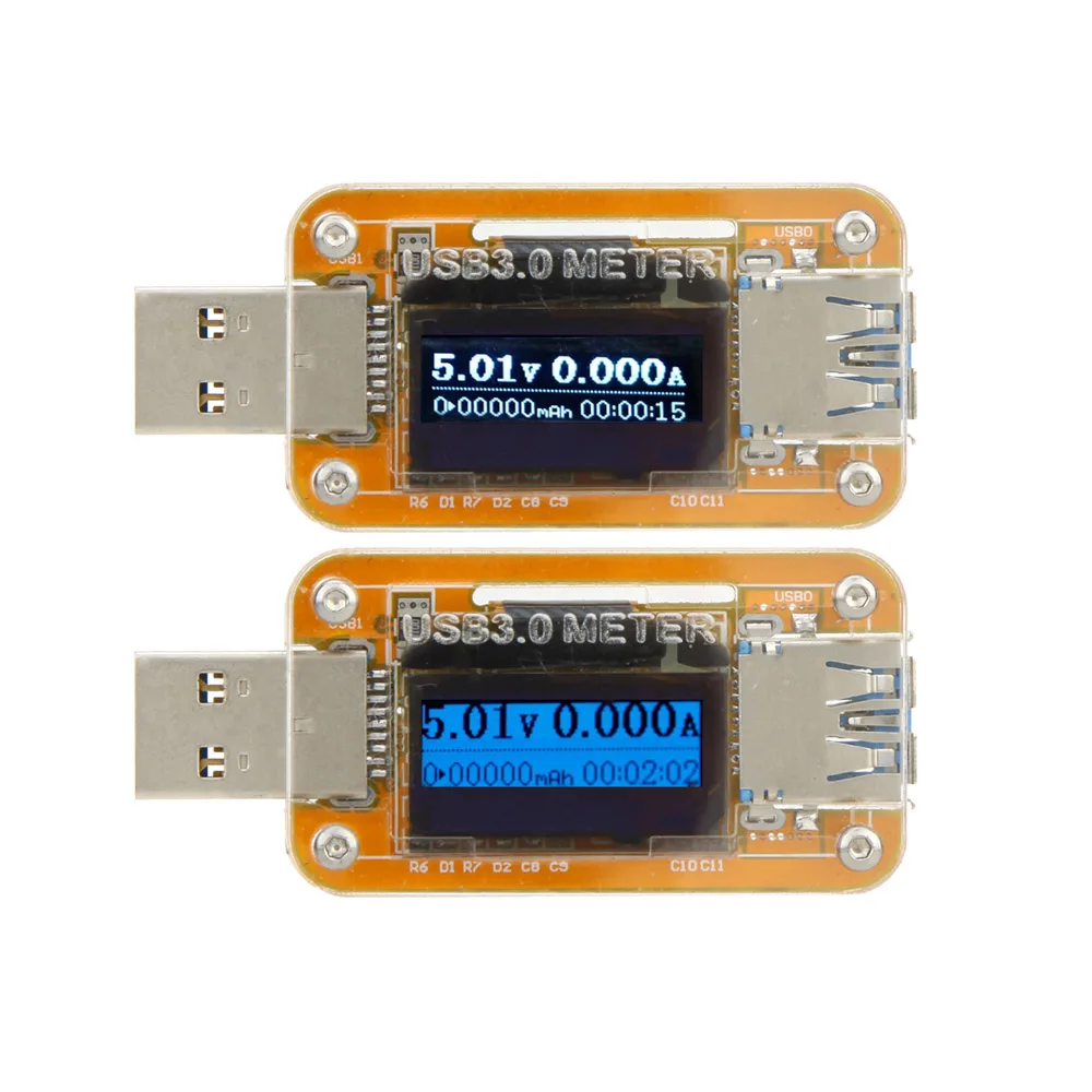 KKMOON USB 3.0 OLED Charger Power Energy Meter Voltage Current Capacity Ammeter Voltmeter with Backlight | Инструменты