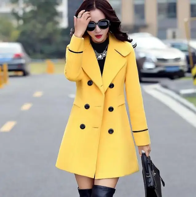 Chaqueta Elegante Mujer Lana Doble Botonadura 1493 Chaqueta Elegante Mujer Lana Doble Botonadura 1493