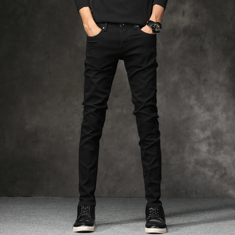 2019 Spring New men Jeans Black Classic Fashion Designer Denim Skinny Jeans men's casual High Quality Slim Fit Trousers 2019 Spring New men Jeans Black Classic Fashion Designer Denim Skinny Jeans men's casual High Quality Slim Fit Trousers