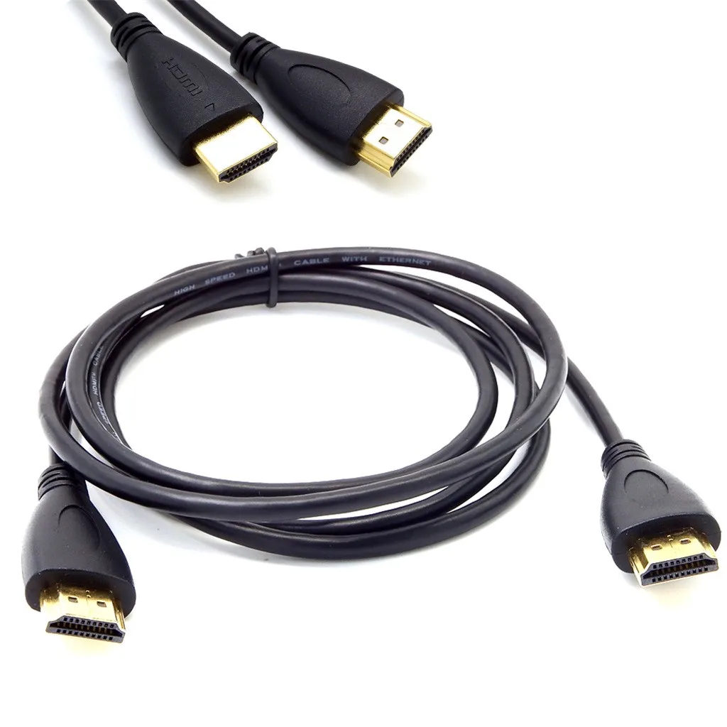 2x Премиум HDMI кабель 6 футов для BLURAY 3D DVD PS3 HD tv lcd HD tv 1080P поступление модных аудио-видео устройств для PS4 кабелей