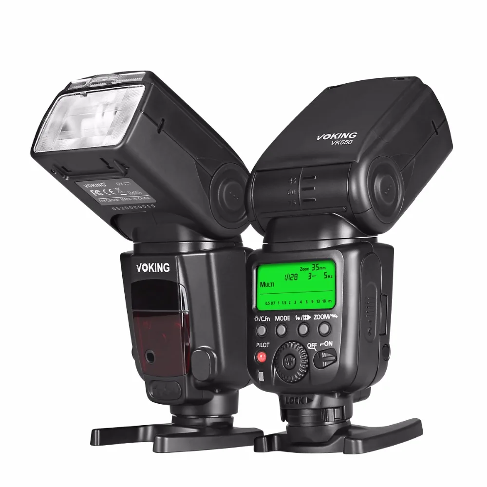 Вспышка Voking VK550 ETTL ручная вспышка с ЖК дисплеем для Canon EOS Rebel 5DS 5DSR Mark IV 5D III 6D 6D|speedlite
