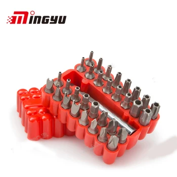 

33pcs 1/4 inch Shank Torq Spanner Tri-wing Hex Torx Bit set Security Tamper Proof U Shape Screwdriver Bits For hand tools