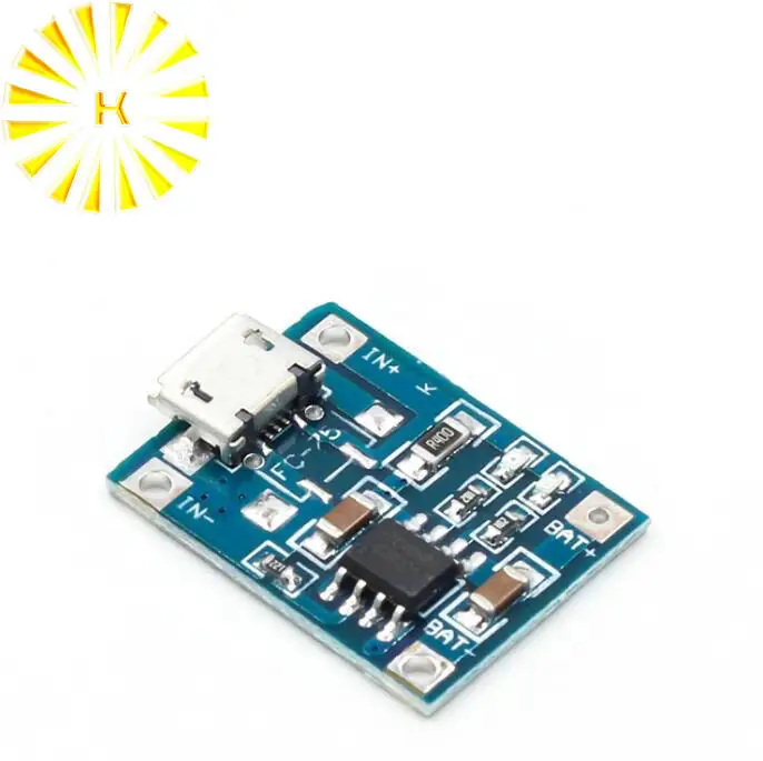 

Micro USB TP4056 1A dedicated lithium battery charging pad charging module charger module 1A Charging Board Connector
