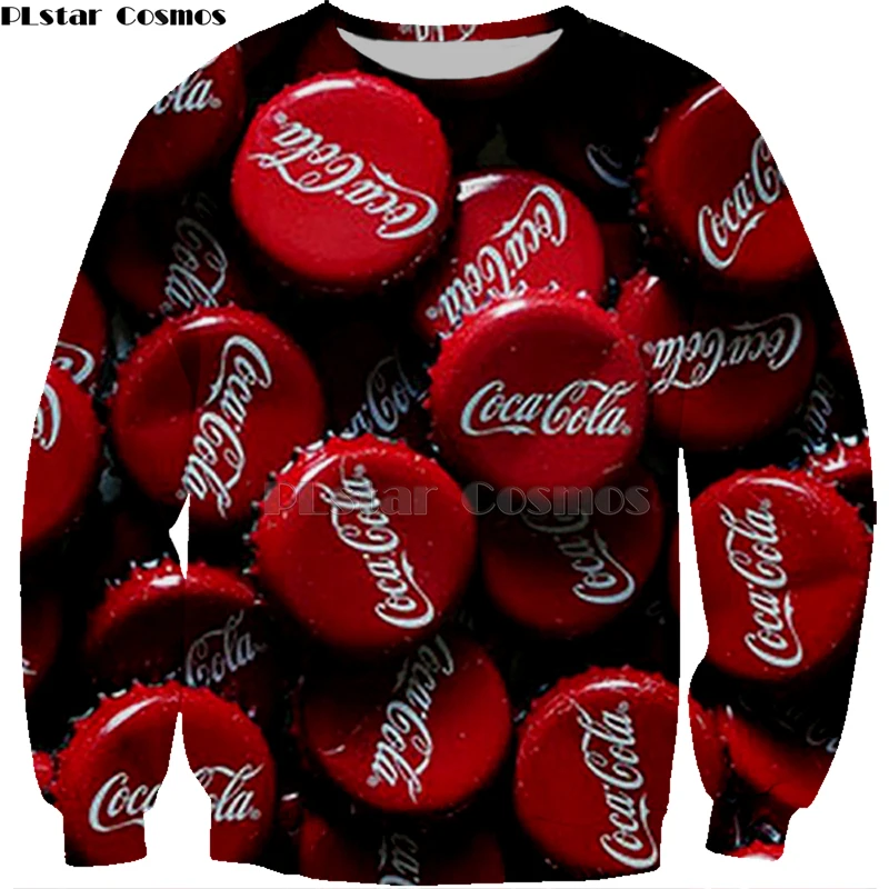 كوكا هوديس الرجال الأحمر المتناثرة البلوز 3D هوديي الملونة الكتابة على الجدران البلوز الشارع الشهير هودي أنيمي رياضية جديد الشارع الشهير