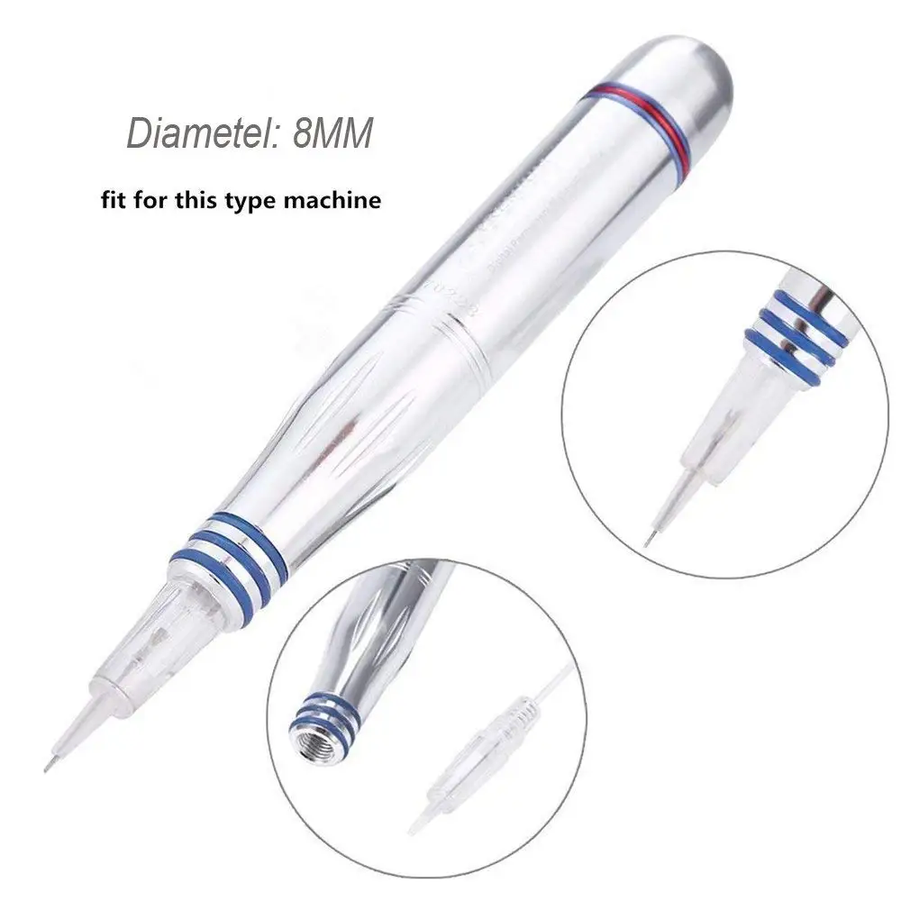 3P- 50pcs Disposable Sterilized Tattoo Permanent Makeup Needles Eyebrow Eyeliner Lip Tattoo Cartridge Rotary Micro-needle mix 100pcs lot 1rl 3rl 3rs 5rs 5sf disposable sterilized permanent makeup cartridge needles for eyebrow lip agulha easy click