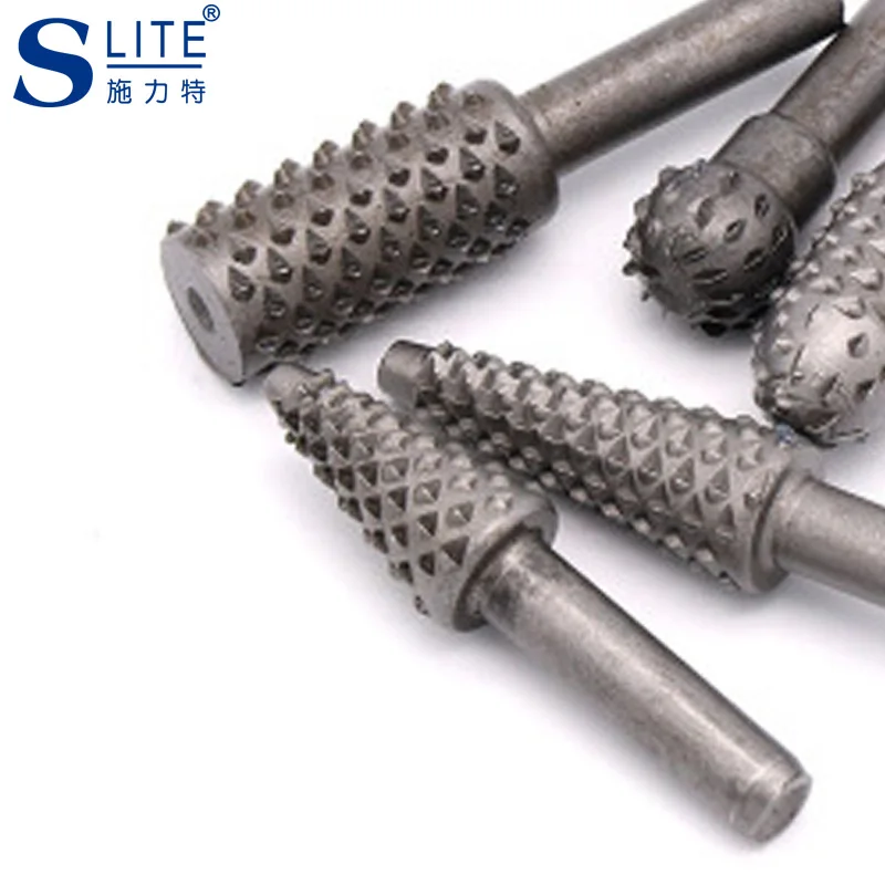 Slitee 5 Sets Of Black Woodworking Raschin Rod Rotary File Accessories Kit Electric Grinding Head Dremel tools