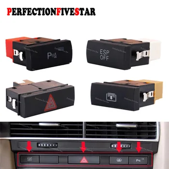 

PDC Parking Assistant /ESP Switch/Emergency Hazard Light Lamp Warning Flash /Electric Rear Shade Sunshade Roller Button Switch