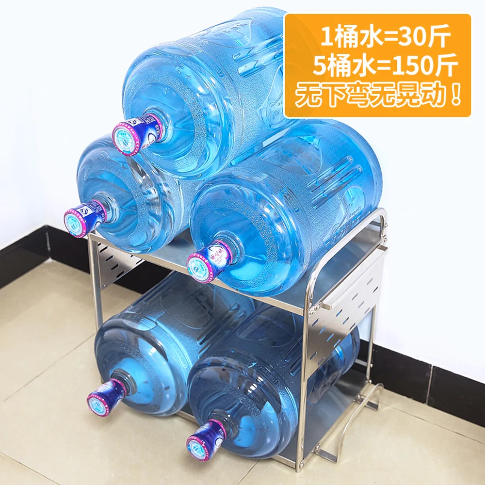  A1 Kitchen rack microwave oven shelf 2 layer 304 stainless steel floor storage shelf spice rack kni - 32909892436