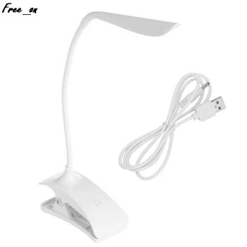 

Flexible LED Reading Light Rechargeable Clip-on Bed Table Desk Lamp Study Beside