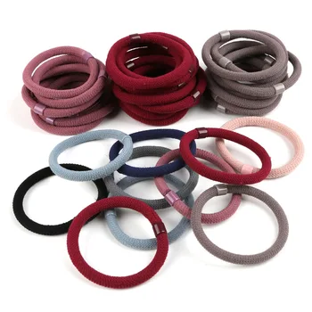 

Fashion Elastic Hair Tie Colorful Rubber Band Imitation Pearl Crystal Elastic Hair Band for DIY Women Hair Ornament Accessories