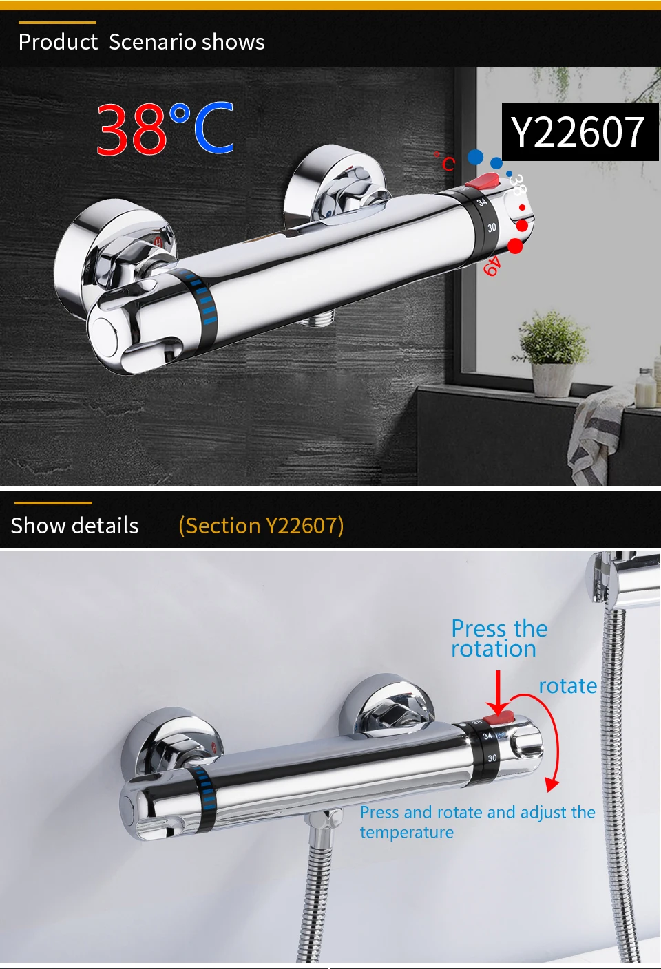 GAPPO Душевая система термостатический смеситель для душа в ванной комнате смеситель для ванны основной корпус смеситель для душа водопад душевая головка набор