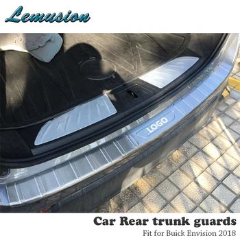 

MCrea 1PC Stainless Steel Car Rear Bumper Trunk Guards Cover Trim For Buick Envision 2018 Styling Decorative Strip accessories