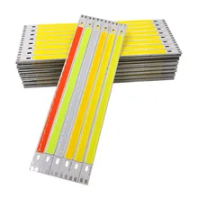 COOLEEON 200*10 мм DC12V светодиодный COB светильник 10 см 10 Вт лампа Синий Зеленый Красный Теплый Холодный белый цвет светодиодный светильник s 100 мм 12 В COB лампа