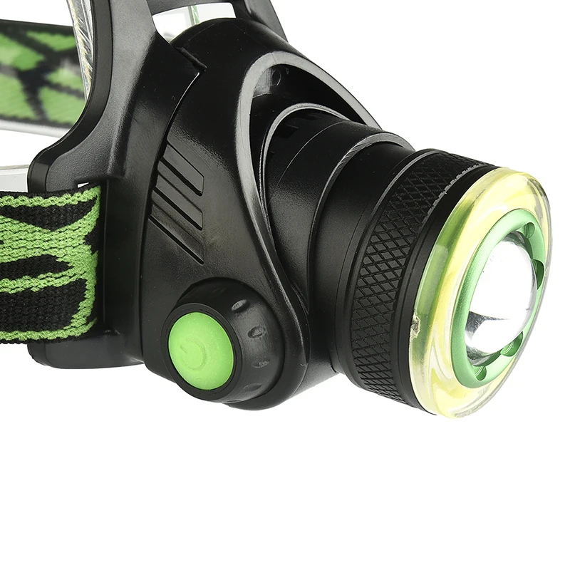 CREE XML T6 + COB светодиодный лобовой световой фонарь головная лампа фонарик RechargeableTorch