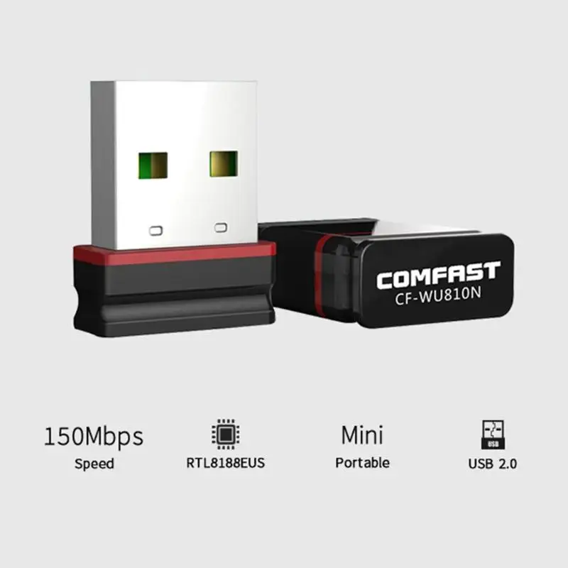 

Comfast RTL8188EUS Mini USB Wi-fi adapter 2.4G Wifi dongle 150Mbps 802.11b/g/n Wifi Emitter Wi fi Receiver Network Card Antenna