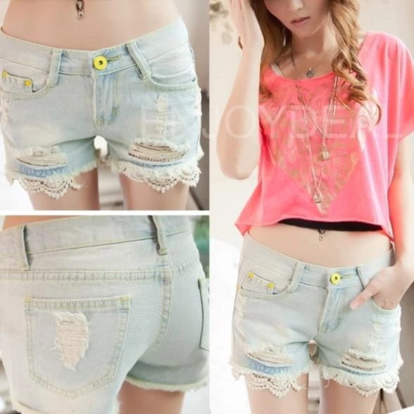 short jeans and short top