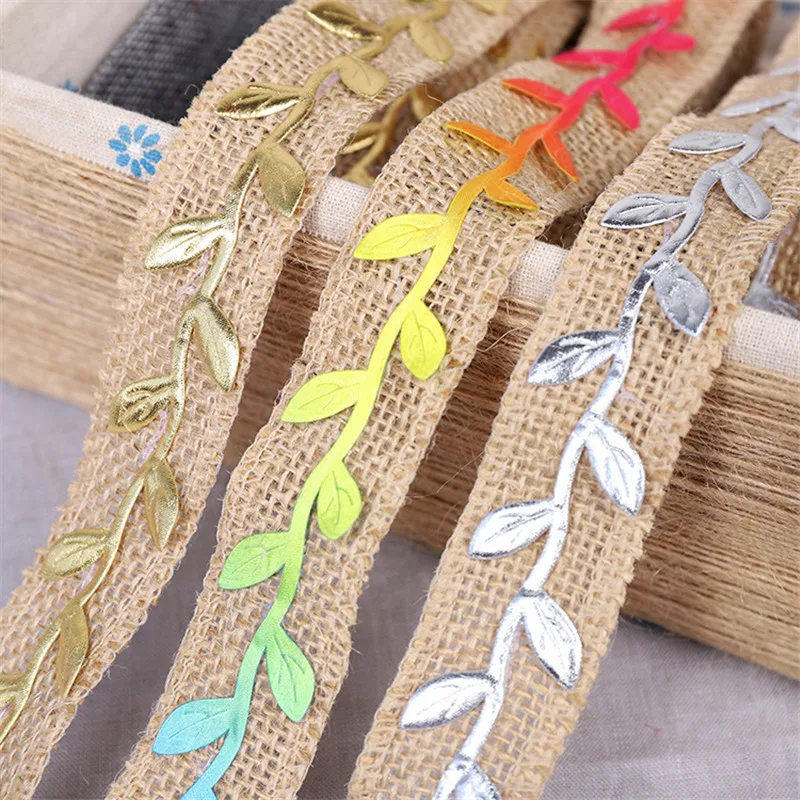 

3cm*2m Natural Jute Burlap String Hemp Rope Party Wedding Gift Wrapping Cords Thread DIY Scrapbooking Florists Craft Decor