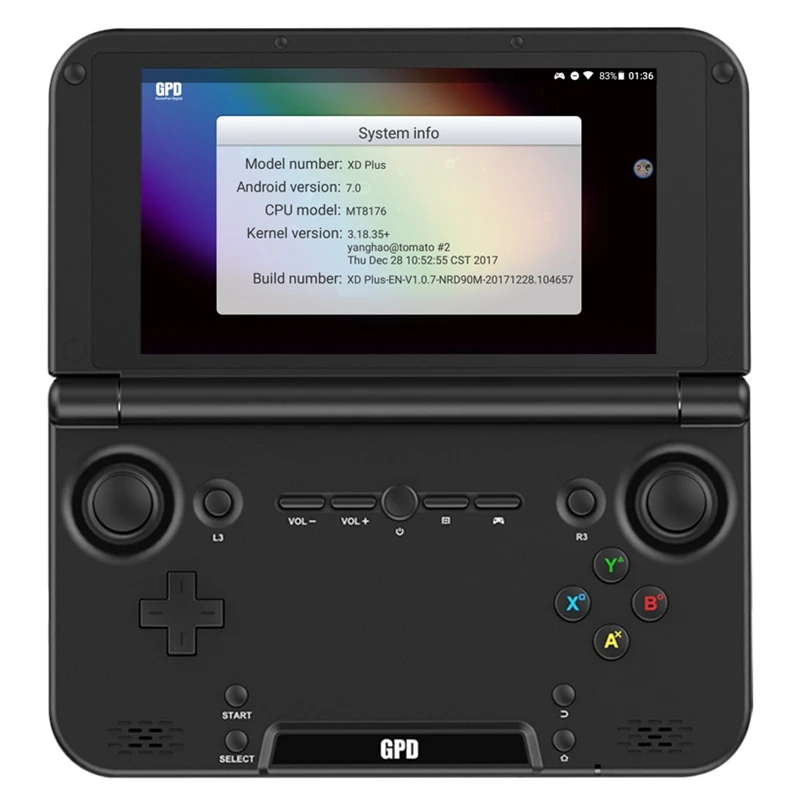 Gpd Xd Plus геймпад планшетный ПК Mt8176 5 дюймов 1280x720 портативный игровой ПК 4 Гб ОЗУ 32 ГБ Ips h-пресс экран для Android/Linux Eu P - Цвет: Black