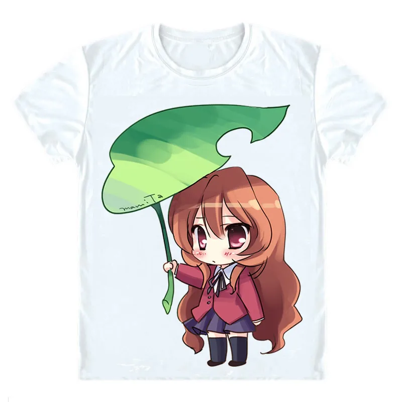 Мое Аниме Toradora! Футболки разных стилей рубашки с коротким рукавом топ тигром нори