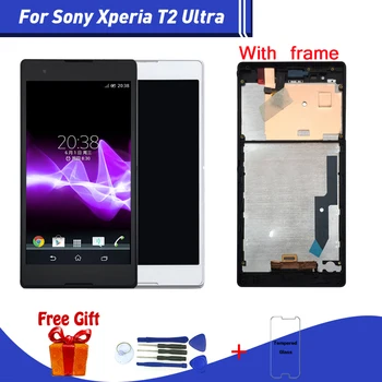 

For SONY Xperia T2 Ultra LCD+Touch Screen Digitizer Assembly For Sony D5322 D5303 D5306 lcd Display Touch Screen Replacment