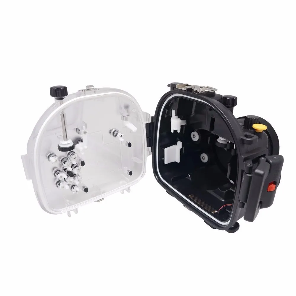 Meikon EM1 방수 수중 하우징 카메라 다이빙 케이스 올림푸스 EM1 E-M1 12-40mm 렌즈