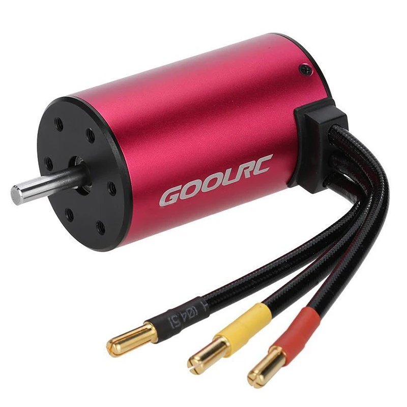 

3800KV 4 Poles Brushless Motor for 1/8 1/10 RC Car Truck