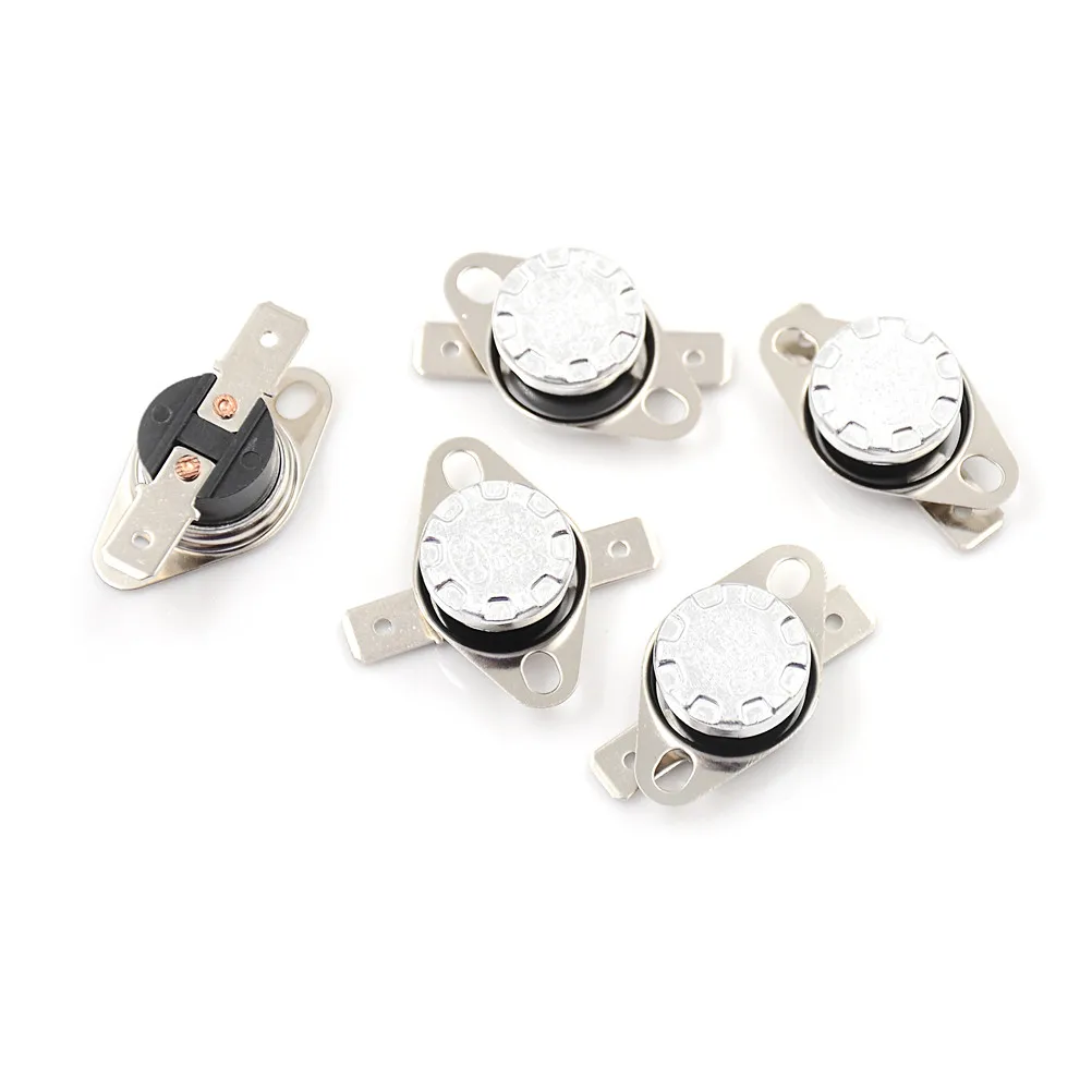 

5pcs/lot 10A 250V 85 Degrees Normally Open Thermostat Temperature Thermal Control Switch On Off NO Wholesale