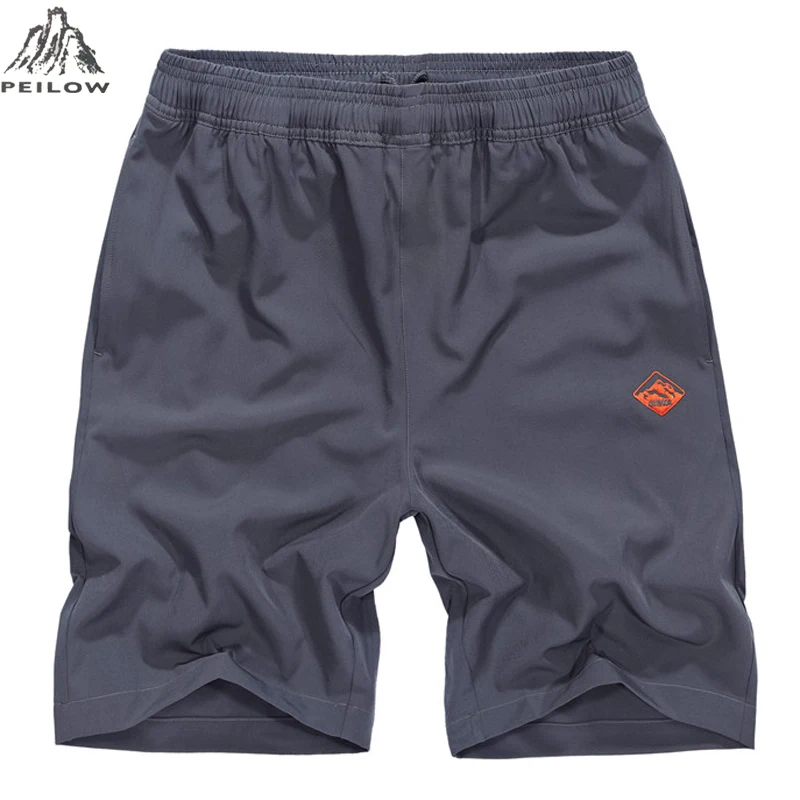 

PEILOW plus size M~5XL Fashion brand summer Men Breathable loose elastic Shorts beach Homme shorts men board shorts trousers
